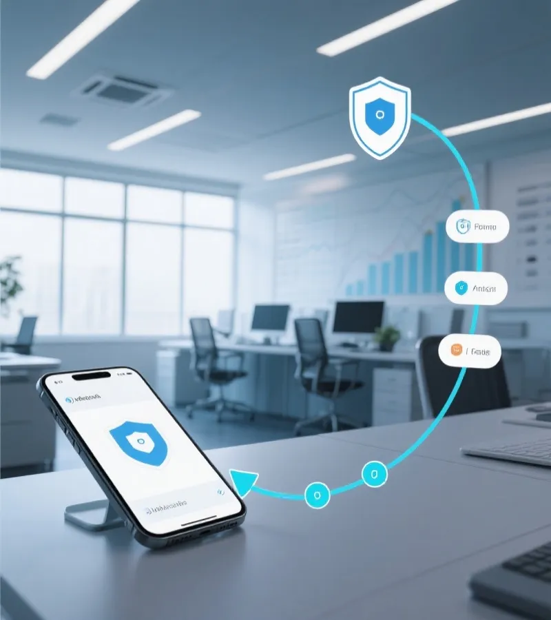 Secure access and analytics concept